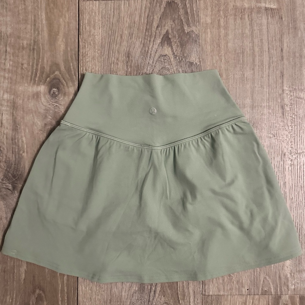 Lululemon Athletica Sage Green Mini Skirt